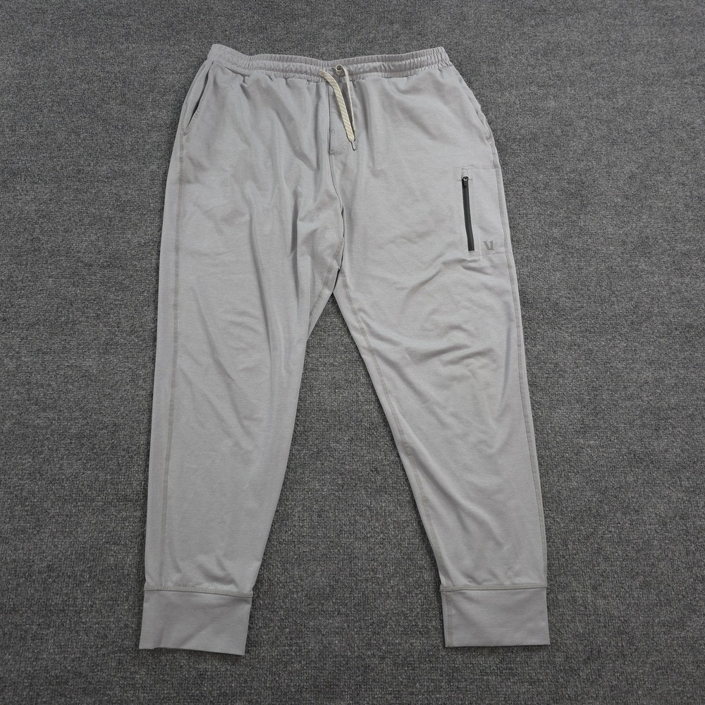Vuori Pants Mens 2XL Gray Sunday Performance Jogger Gym Training Run Workout